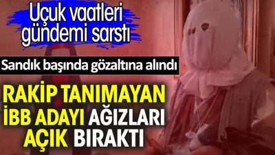 Rakip tanımayan İBB adayı ağızları açık bıraktı. Uçuk vaatleri gündemi sarstı. Sandık başında gözaltına alındı
