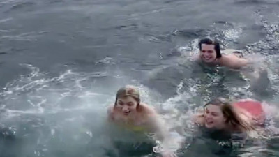 Aleyna Tilki ve Serel Yereli'nin boğaz macerası: Akıntıya karşı zor anlar