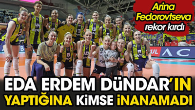 Eda Dündar'ın yaptığına kimse inanamadı. Arina rekor kırdı