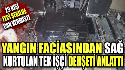 Diskodaki yangın faciasından sağ kurtulan tek işçi dehşeti anlattı. 29 kişi feci şekilde can vermişti