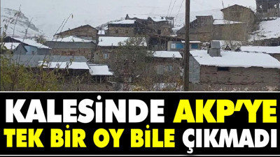 Kalesinde AKP’ye tek bir oy bile çıkmadı