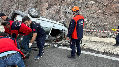 Gümüşhane’de trafik kazası: 1 ölü 1 yaralı