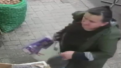 Bursa'da müşteri gibi gelip zeytin bidonunu çaldı