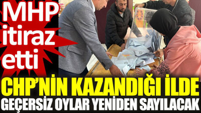 Kütahya'da geçersiz oylar yeniden sayılacak