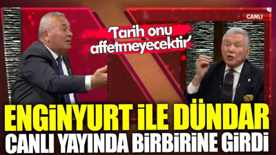 Cemal Enginyurt ile Uğur Dündar canlı yayında birbirine girdi! Tarih onu affetmeyecektir