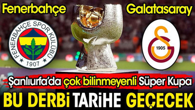 Galatasaray Fenerbahçe. Oynansa da tarihe geçecek oynanmasa da. Süper Kupa'da işte son karar. Bakın neler olacak