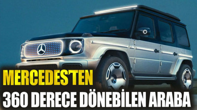 Mercedes’ten 360 derece dönebilen araba