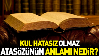 Kul hatasız olmaz atasözünün anlamı nedir?