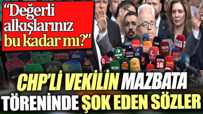 CHP'li vekilin mazbata töreninde il müdüründen şok eden sözler. 'Değerli alkışlarınız bu kadar mı?'