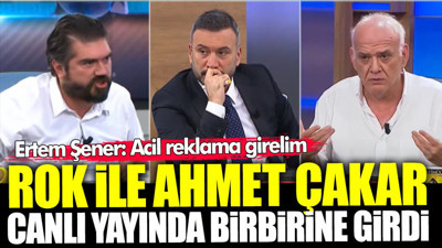 Rasim Ozan ile Ahmet Çakar birbirine girdi! Ertem Şener 'acil reklama girelim' diye bağırdı. Beyaz Futbol'da ortalık karıştı