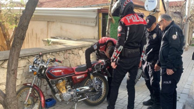 Motosiklete değeri kadar ceza yazıldı