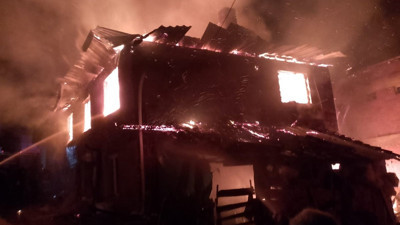 Tokat’ta ev yangını