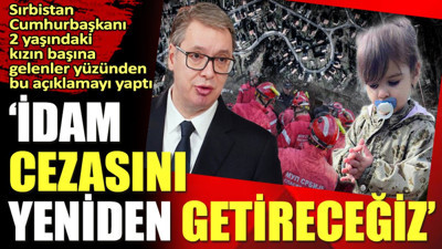 "İdam cezasını tekrar getireceğiz"