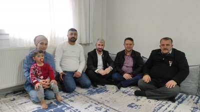 Şehit ailesi ve gazilere bayram ziyareti