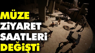 Müze ziyaret saatleri değişti