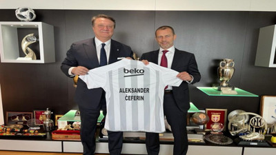 Hasan Arat'tan UEFA Başkanı Ceferin'e ziyaret. Bakın ne konuştular