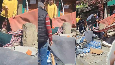 Kartal'da balkon çöktü: 1 yaralı