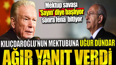 Kılıçdaroğlu'nun ağır mektubuna Uğur Dündar anında ağır yanıt verdi. Mektup savaşı 'Sayın' diye başlıyor sonra fena bitiyor