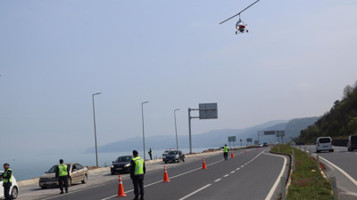 Jandarma’dan drone helikopterli denetim