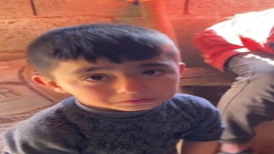 Hasta olan ineği için ağlayan küçük çocuğun duygusal anları