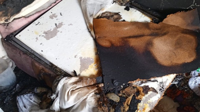 Torpil yangına neden oldu