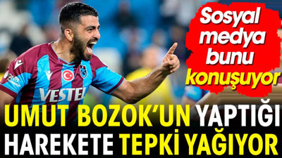 Umut Bozok'un yaptığı harekete tepki yağıyor. Sosyal medya bunu konuşuyor