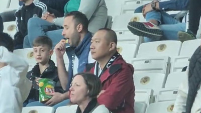 Beşiktaş için Kazakistan'dan geldi. Maçtaki tepkisi olay oldu