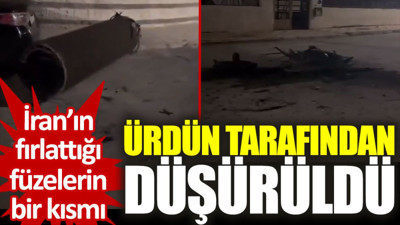 İran'ın fırlattığı füzelerin bir kısmı Ürdün tarafından düşürüldü
