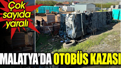 Son dakika... Malatya’da otobüs kazası