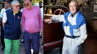 Rahmi Koç eski başkanla golf oynadı. Beşiktaş mesajını oğlu paylaştı