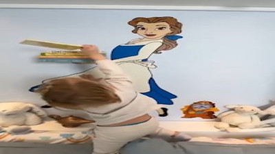 Kızlarının odasına yaptığı tasarım büyüledi