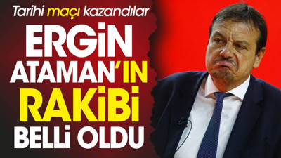 Ergin Ataman'ın rakibi belli oldu. Tarihi maçı kazandılar