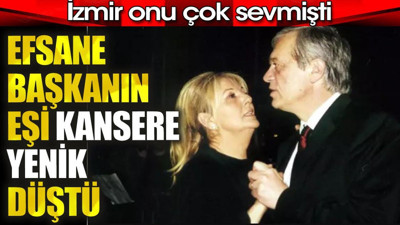 Efsane başkanın eşi vefat etti