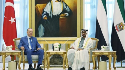 Erdoğan BAE Devlet Başkanı Al Nahyan ile görüştü