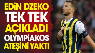 Edin Dzeko tek tek açıkladı. Takımı topladı Olympiakos ateşini yaktı