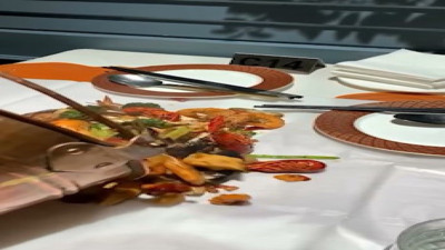 Restoranın sunum şekli eleştirilere neden oldu