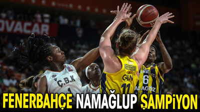 Fenerbahçe namağlup şampiyon