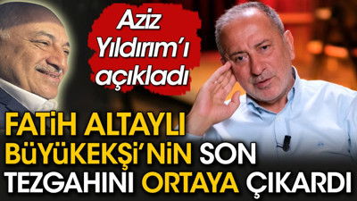 Fatih Altaylı Mehmet Büyükekşi'nin son tezgahını ortaya çıkardı. Aziz Yıldırım'ı açıkladı