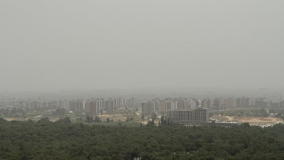 Antalya’yı ‘nem’ aldı! Deniz kayboldu