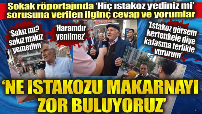"Ne ıstakozu makarnayı zor buluyoruz" Sokak röportajında "Hiç ıstakoz yediniz mi?" sorusuna ilginç cevaplar verildi