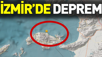 İzmir yakınında deprem