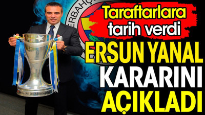 Ersun Yanal yaşananlara seyirci kalamadı. Kararını açıkladı