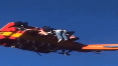 Paraguay'daki fuarda korku dolu anlar!