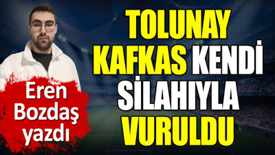 Tolunay Kafkas kendi silahıyla vuruldu