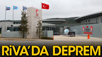 TFF'de deprem