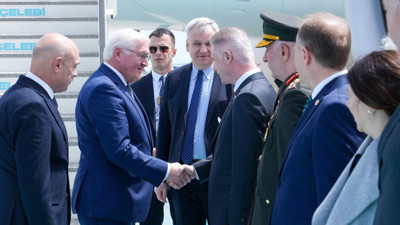 Almanya Cumhurbaşkanı Steinmeier İstanbul'a geldi