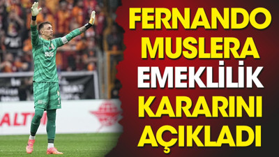 Fernando Muslera'dan emeklilik kararı