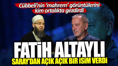 Fatih Altaylı Saray’dan açık açık bir isim verdi! Cübbeli Ahmet’in ‘mahrem’ görüntülerini kim ortalıkta gezdirdi