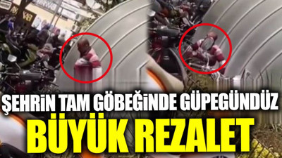 Şehrin tam göbeğinde güpegündüz büyük rezalet