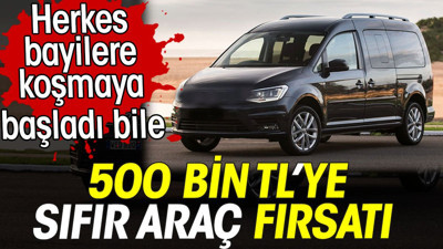 Wolkswagen’den 5OO bin TL’ye sıfır araç fırsatı. Herkes bayilere koşmaya başladı bile